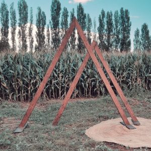 Arche triangulaire bois