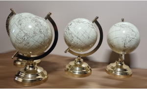 thème voyage : petits globes