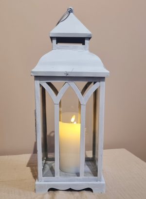 lanterne avec bougie led (lot de 2)